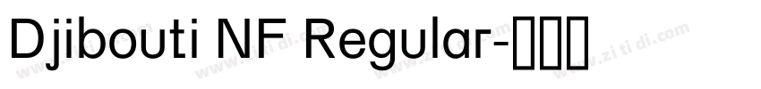 Djibouti NF Regular字体转换 Djibouti NF Regular字体转换